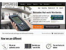 Tablet Screenshot of barcode1.co.uk