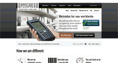Desktop Screenshot of barcode1.ie