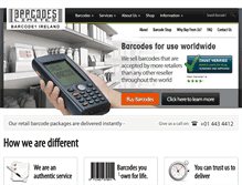Tablet Screenshot of barcode1.ie