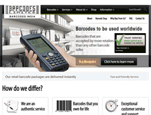 Tablet Screenshot of barcode1.in